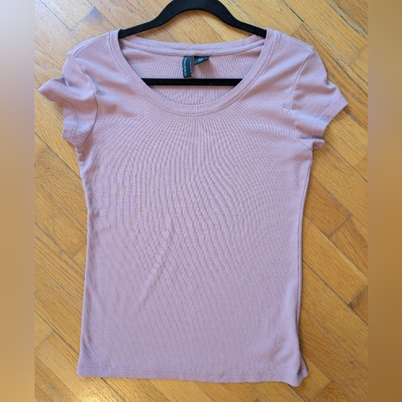 29.Cynthia Rowley Terracotta Short Sleeve Tee - Picture 1 of 3
